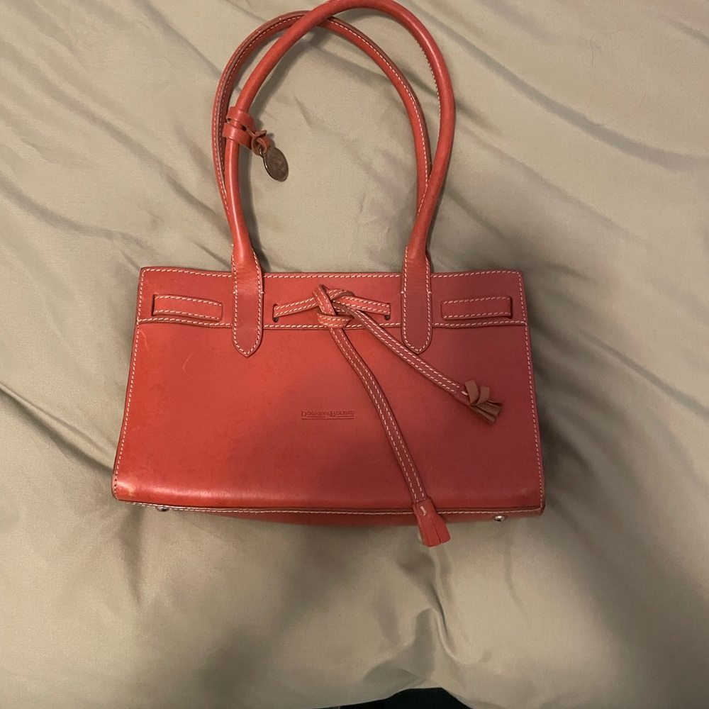 Dooney & Bourke Orange Leather Satchel